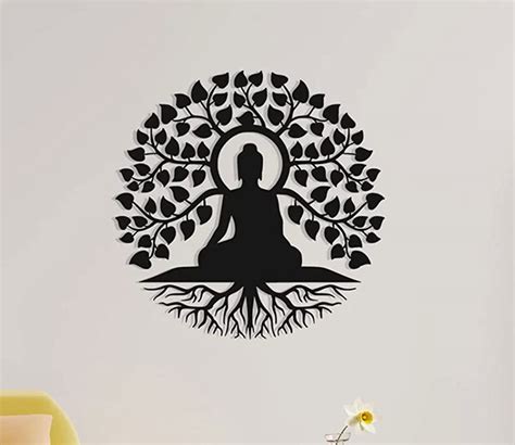 Buy Buddha Black Metal Wall Art at 33% OFF Online | Wooden Street