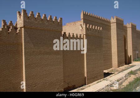 Restored ruins of ancient Babylon, Iraq Stock Photo: 227573286 - Alamy