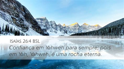 Isa As Bsl Desktop Wallpaper Confian A Em Yahweh Para Sempre