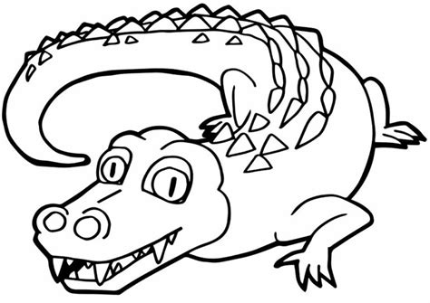 Jacaré Para Pintar - 50+ Desenhos para colorir de Jacaré - Dicas Práticas