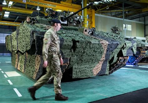 British Army Resumes Training On Ajax Armoured Fighting Vehicle