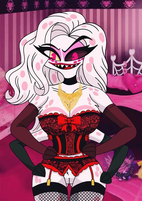 Angel Dust Hazbin Hotel And Female Angel Dust Tits Solo Pussy