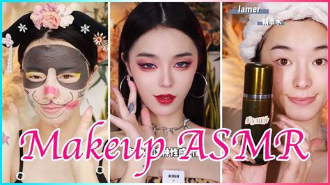 JannatulMitsuisen Aesthetic ASMR Makeup Tutorial Tiktok Satisfying