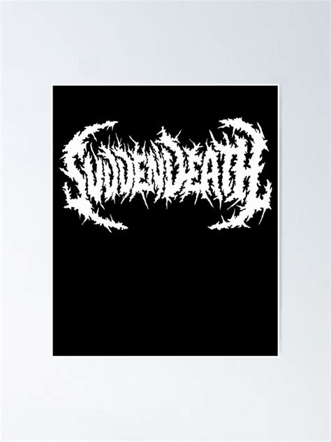 "svdden Death merch, svdden Death archdemon" Poster for Sale by Eusebio998 | Redbubble