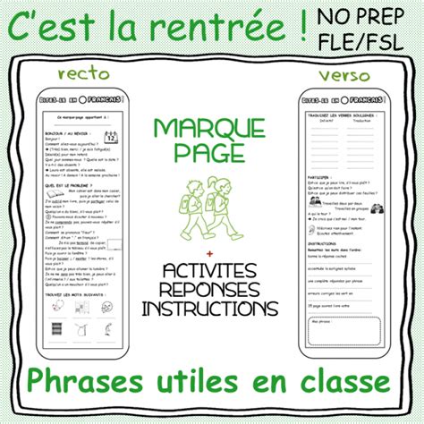 Les Phrases Utiles En Classe