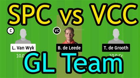 Spc Vs Vcc Dream Spc Vs Vcc Dutch T Today Match Dream Team Spc