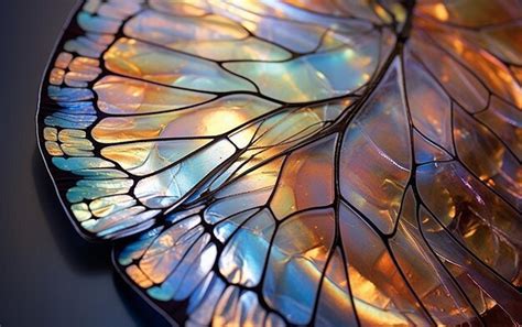 Premium Ai Image Shimmering Butterfly Elegance