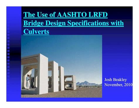 Pdf Aashto Lrfd Bridge Design With Culvert Dokumen Tips