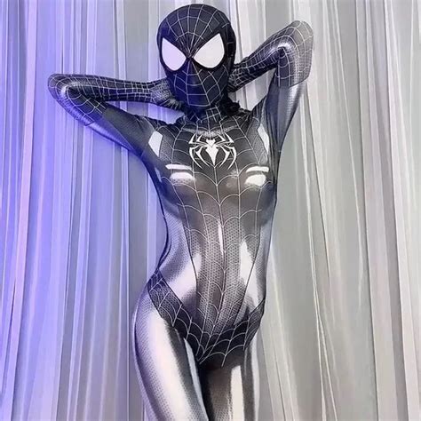 Disfraz De Spiderman Para Mujer Traje Zentai Sexy De Licra Traje Zentai