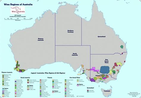 Vin Australien présentation et sélection Australie carte Vin