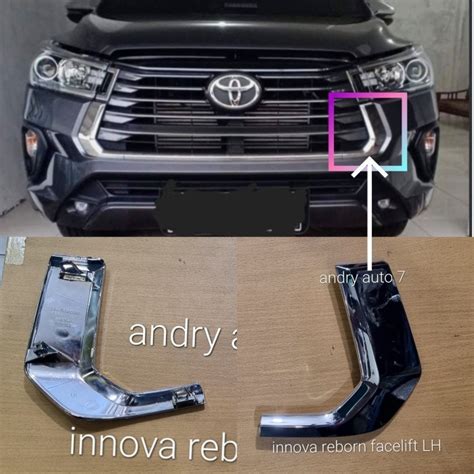 Jual Promo List Chrome Grill Innova Reborn Facelift 2021 2022 Shopee