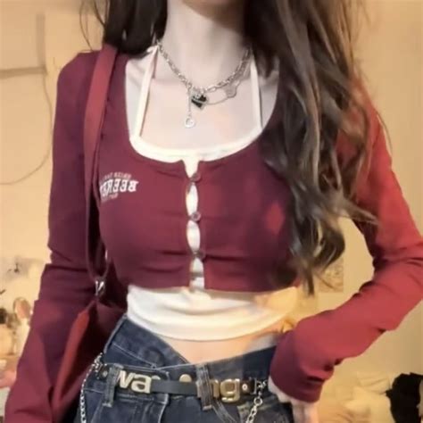 Phong C Ch Retro Hot Girl Phong C Ch Retro N O Thun N D I Tay C Tr N Th I Trang H Nqu N O