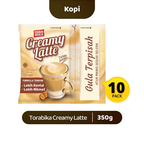 Jual Torabika Creamy Latte Renceng Sachet Gr Shopee Indonesia