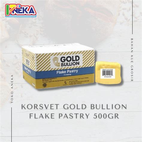 Jual Korsvet Gold Bullion Flake Pastry 500gr Repack Kota Bekasi