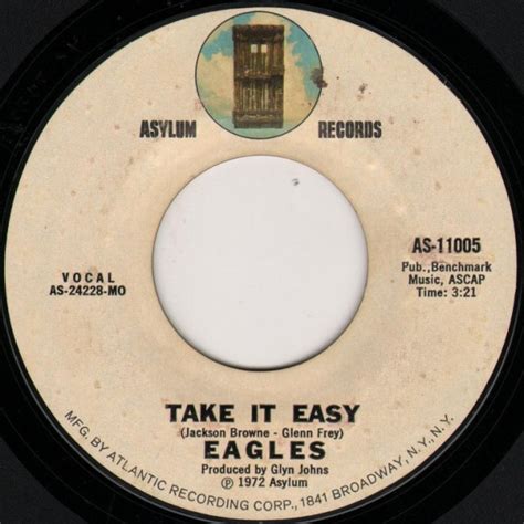 Eagles Take It Easy 1972 Monarch Pressing Vinyl Discogs