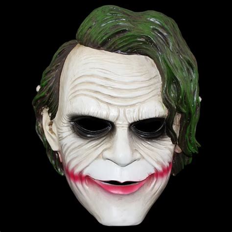 Batman The Dark Knight The Joker Cosplay Mask Masquerade Scary Clown ...