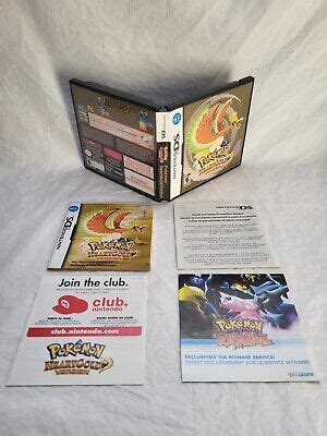 Pokémon HeartGold Version Nintendo DS Box Manual Only Authentic