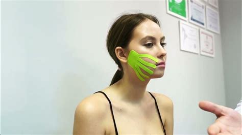 тейпы от отеков | тейпы на лицо и тело - YouTube