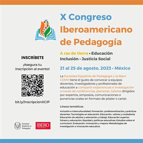 X Congreso Iberoamericano De Pedagog A