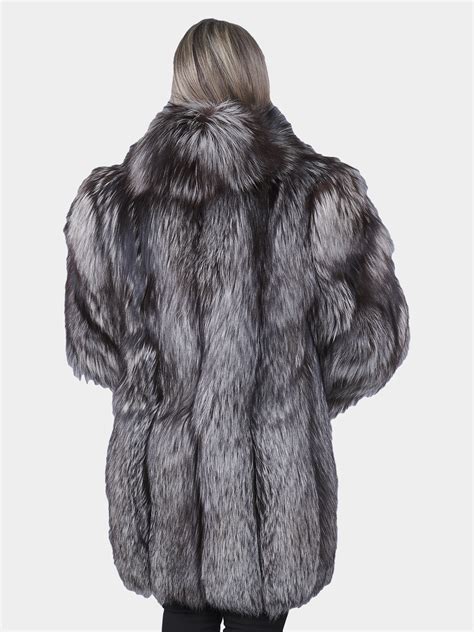 Women S Silver Fox Fur Stroller Estate Furs