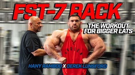 Fst Back Get Big Lats With Derek Lunsford X Hany Rambod Youtube