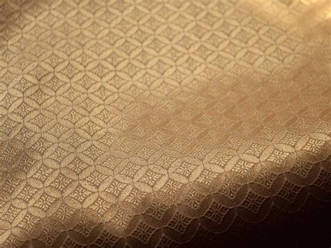 Gold Brocade Golden Pure Silk Brocade Fabric Gold Banaras Silk