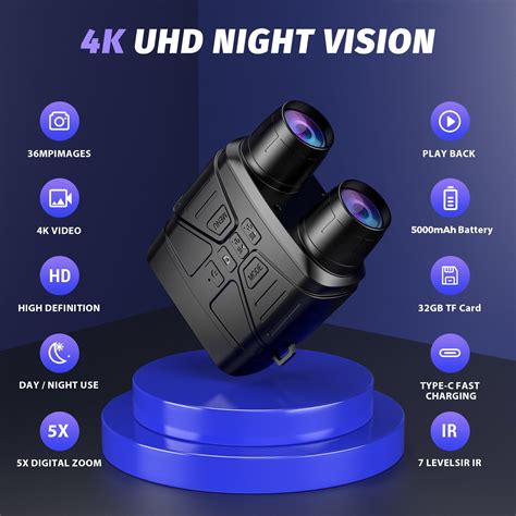 Snapklik.com : Night Vision Goggles - 4K Night Vision Binoculars