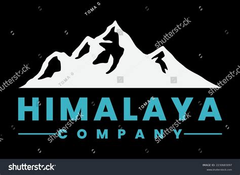 Himalaya Company Logo Design Vector Template Stock Vector (Royalty Free ...