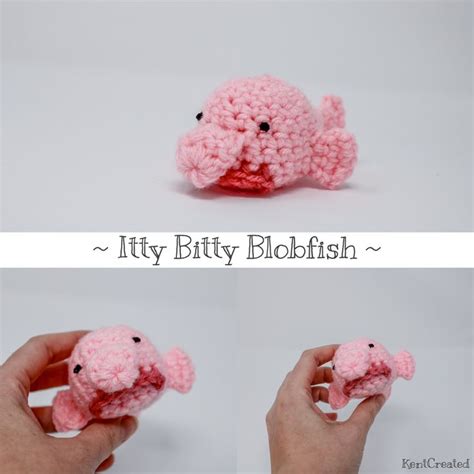 Adorable Crochet Blobfish Toy