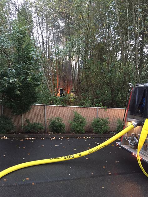 Firefighters Extinguish Blaze At Lynnwood Homeless Encampment