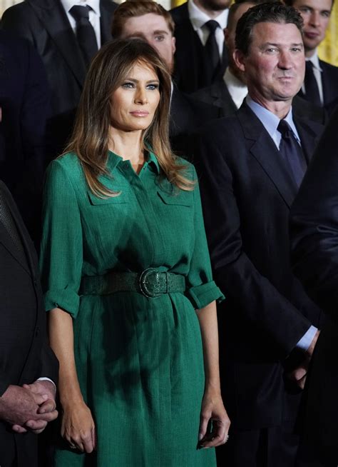 Melania Trump's Dress Was Designed by a Former First Lady | Glamour