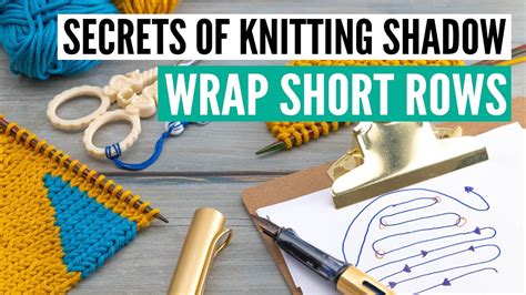 How To Knit Shadow Wrap Short Rows In K And Slow Motion Youtube