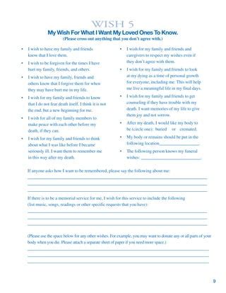 5wishes.pdf - Worksheets Library