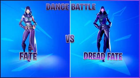 Fortnite Dance Battle New Dread Fate Skin Fate Vs Dread Fate Dance Battle Youtube