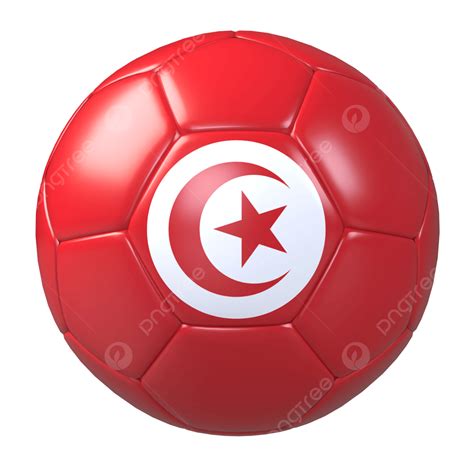 Soccer Ball With The Flag Of Tunisia Fifa World Cup 2022 Football