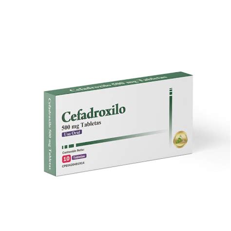 Cefadroxilo Dac Mg X Tabletas Disponible Farmavital