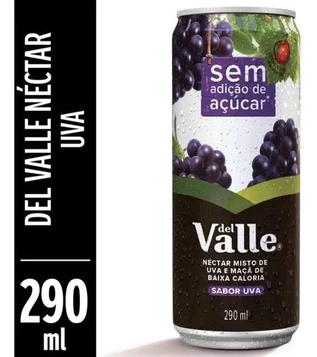 Suco Del Valle Néctar Lata Sabor Uva 290ml 06 Unidades MercadoLivre