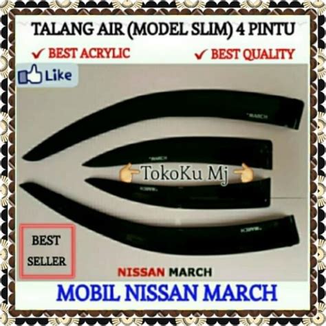 Jual Talang Air Mobil Nissan March Model Slim Jakarta Utara