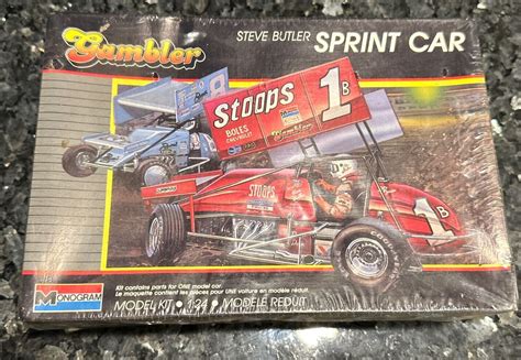 Monogram Steve Butler Scale Sprint Car Model Kit Sealed Ebay