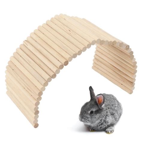 Pwshymi Tunnel En Bois Pour Hamsters Pwshymi Pont D Escalade Pour