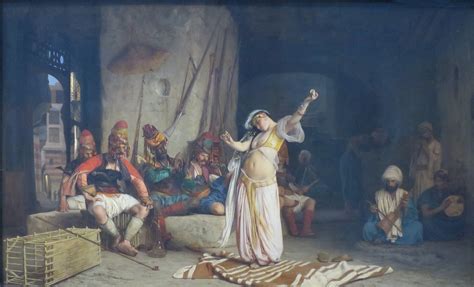 Depiction of a ghaziya by Jean Léon Gérôme L Almée 1863 Art