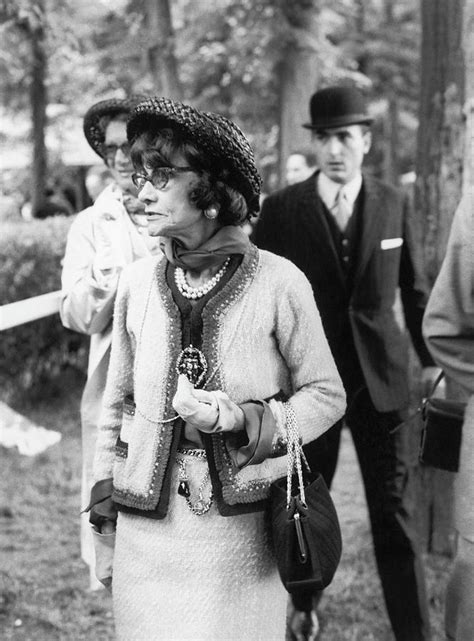 Coco Chanel In Chantilly In 1964 by Keystone-france