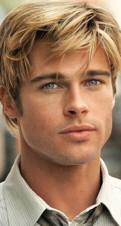 Brad Pitt Most Handsome Men Blonde Guys Brad Pitt
