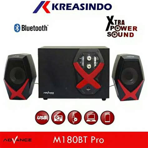 Jual Speaker Aktif Advance Seri M Bt V Shopee Indonesia