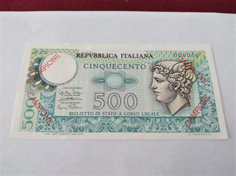 Italy 500 Lire 1974 Mercurio CAMPIONE Gigante BS 26 Catawiki