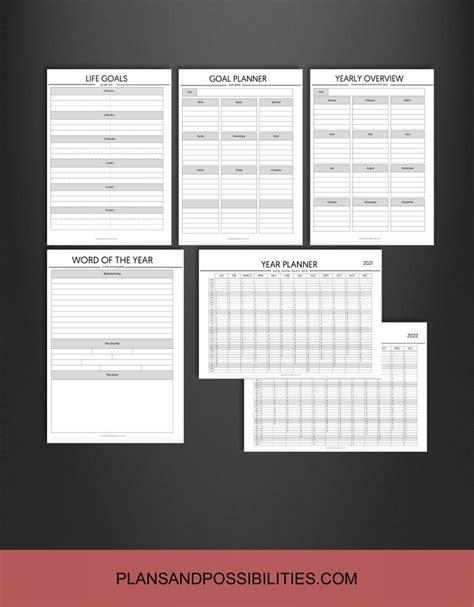 Life Planner Printable Life Organizer Life Binder Etsy