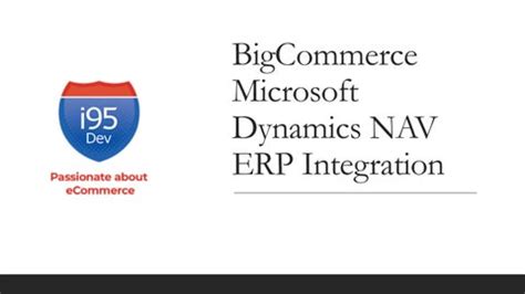 BigCommerce Microsoft Dynamics NAV ERP Integration By