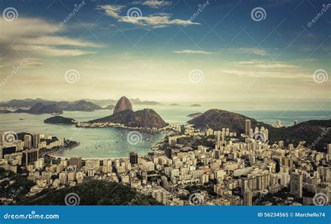 Beautiful Skyline View Of Rio De Janeiro Stock Image Image Of Olympic