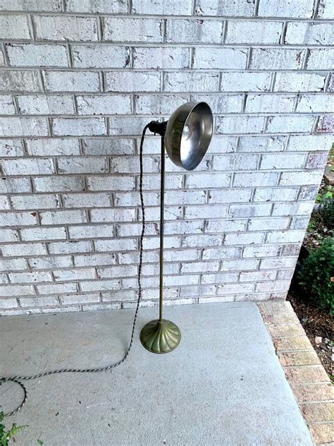 Vintage Industrial Floor Lamp Industrial Floor Work Lamp Rustic Floor ...