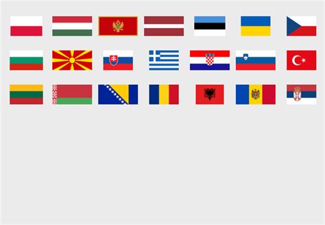 Eastern Europe: Flags - Flag Quiz Game - Seterra